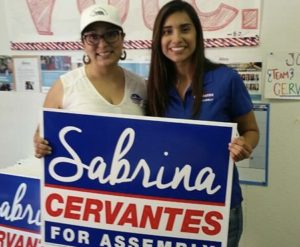 Assemblywoman Cristina Garcia and Assemblywoman Sabrina Cervantes